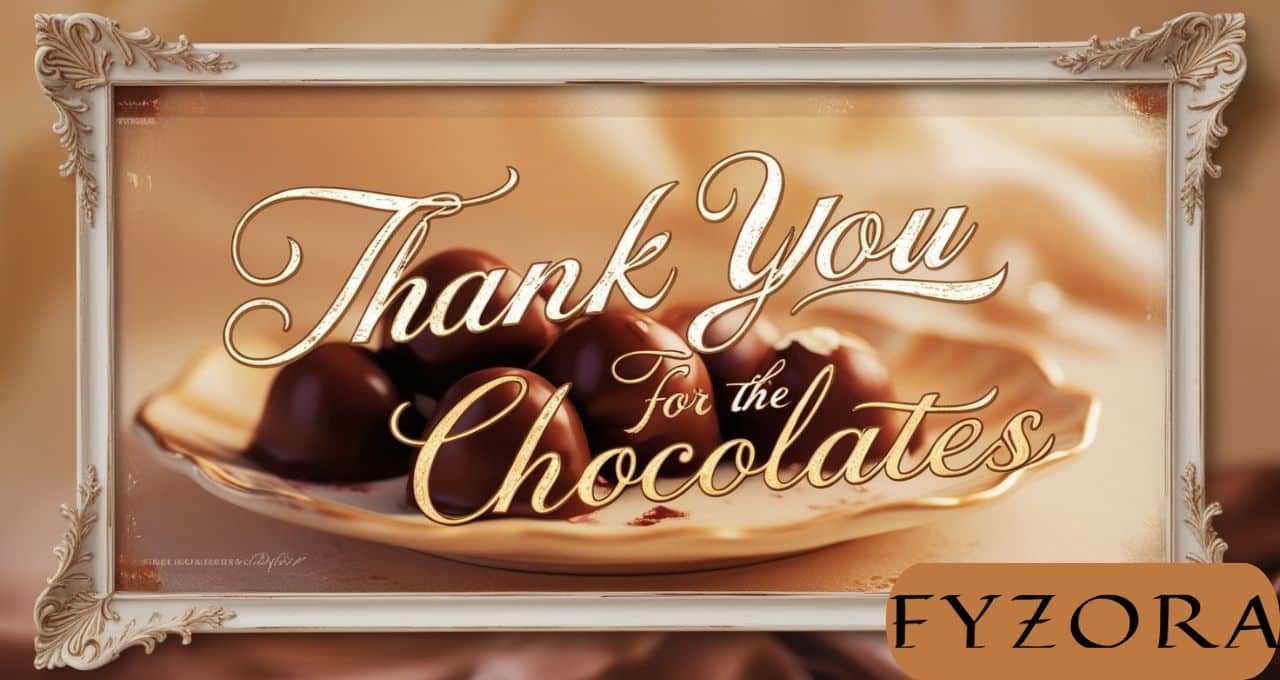 thank you for the chocolate