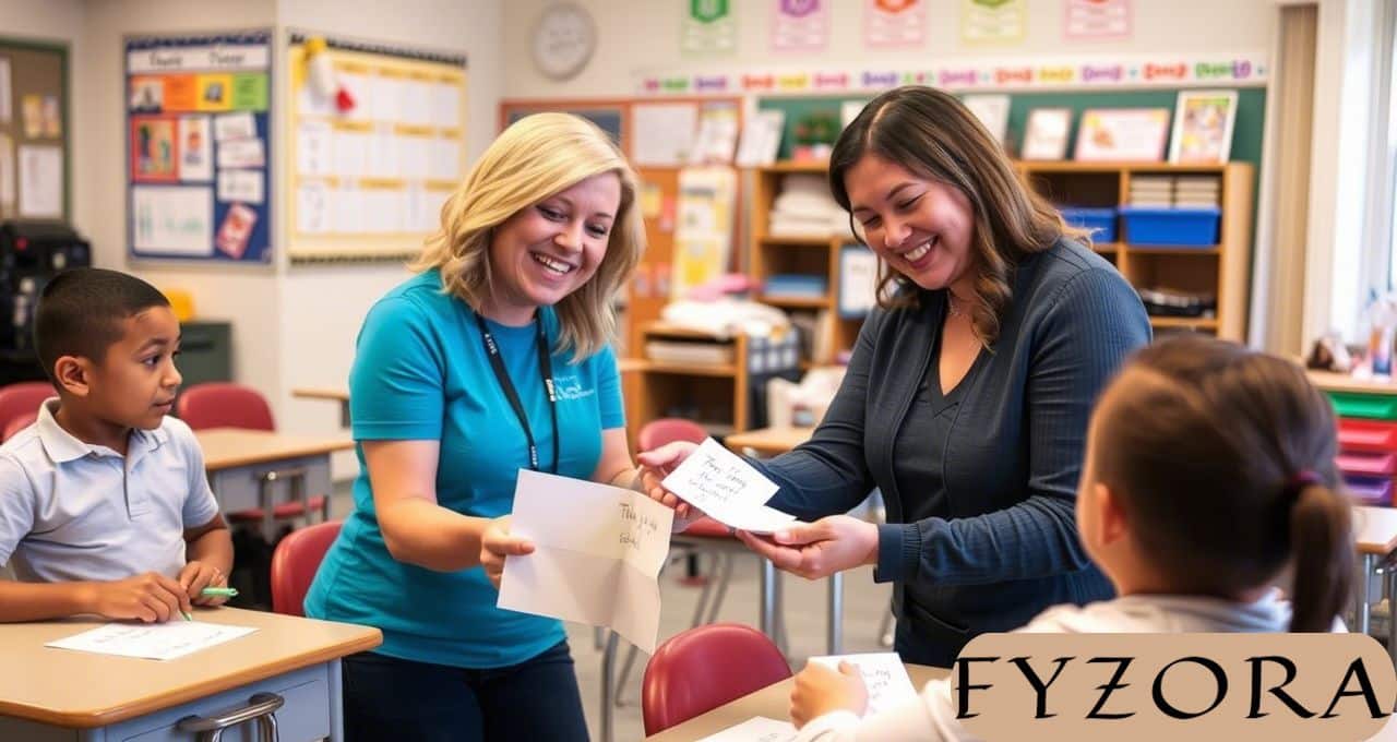 Teacher Assistant Thank You Notes